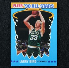 1990-91 Fleer - Larry Bird - #2 of 12 - 90' All-Stars - Boston Celtics