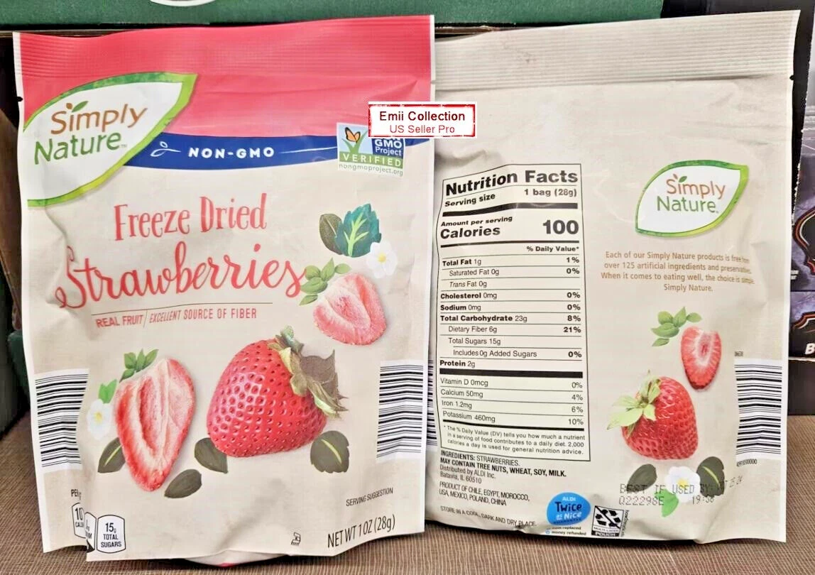 Freeze Dried Strawberries Nutrition Facts