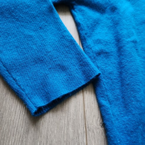 Chico's Relaxed Pullover Sweater Women's 3 XL 16 Blue 3/4 Sleeve - Picture 3 of 12