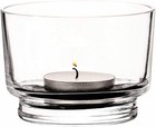 Clear Glass Tealight Candle Holder Set of 2 -  H6cm Ideal Home Gift