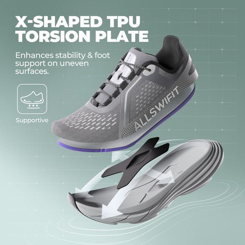 Men's Walking Shoes Lightweight Running Non-Slip Athletic Fashion Sneakers - Picture 18 of 31