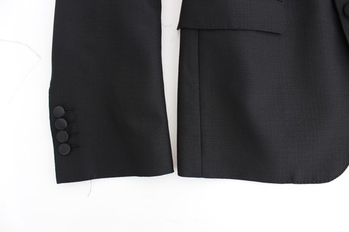 DOLCE & GABBANA Blazer Black Wool Silk SICILIA Jacket Coat IT46/ US36 RRP $2000  - Picture 9 of 12