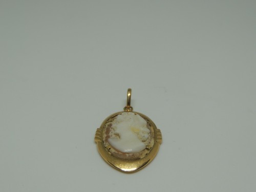 Pendentif camée ancien or 18 carats - Picture 6 of 12