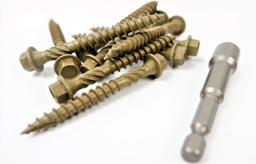 HEX HEAD LANDSCAPE SCREWS SLEEPER DECKING FIXING TIMBERFIX TIMBERLOK IN-DEX TYPE - Picture 70 of 83