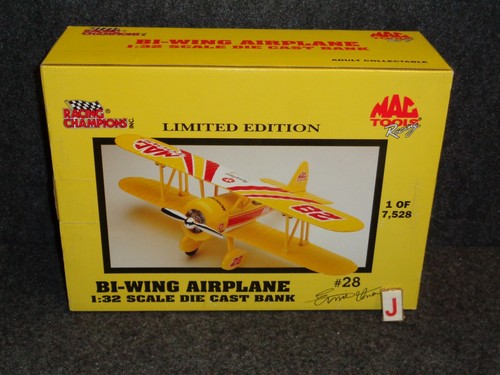 TEXACO HAVOLINE STEARMAN BIPLANE AIRPLANE MAC TOOLS DIECAST 1:32 Scale I - Picture 1 of 12