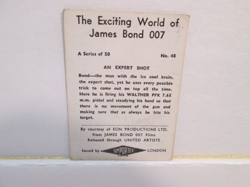 James Bond 007 Exciting World of .. Trading cards - You Pick! - Picture 27 of 28