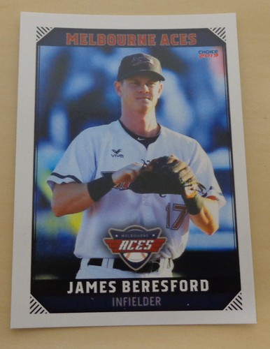James Beresford 2018/19 Australian Baseball League Trading Card Minnesota Twins - Picture 1 of 2