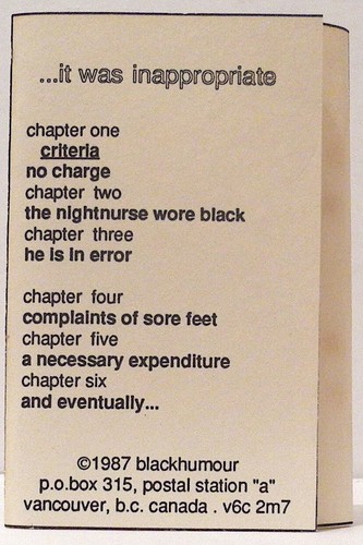 blackhumour – ...It Was Inappropriate 1987 Cassette Combined Shipping - Picture 3 of 7