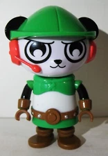 Bonkers Toy Co. 3" Ryan's World Combo Panda Plastic PVC Figure