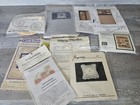 Vintage Odd Lot 10 Craft Embroidery Needlepoint Kits Instructions 1980s New