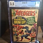 Avengers #10 (1964) CGC Graded 3.5 1st Appearance Immortus Kang