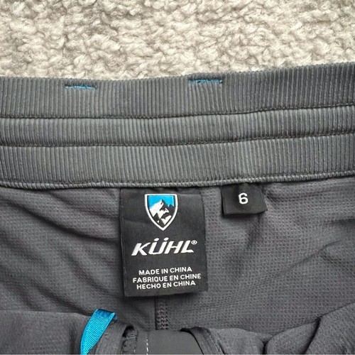 Kuhl Women’s 6 Durango Skort Dark Grey Athletic Hiking Gorpcore Ruched - Picture 8 of 12