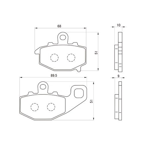 マゲフクロウ様　S (シェ) DAYTONA OEM 97169 Golden pad×brake pad From Japan | eBay