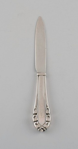 Eight early Georg Jensen Lily of the Valley fruit / butter knives. - Picture 2 of 5