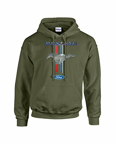 Ford Mustang Pony Unisex Hooded Sweatshirt Logo Hoodie Performance