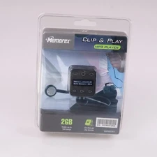 Memorex 2GB Clip & Play MP3 Player Black New