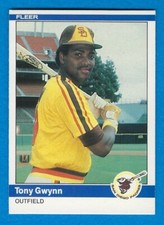 1984 Fleer #301 Tony Gwynn San Diego Padres