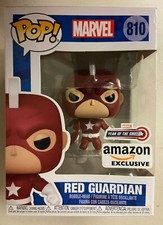 Funko Pop Marvel Year of the Shield Red Guardian Figure 810 Amazon Exclusive NIB