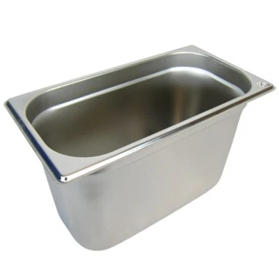AcMax GN 1/3 Gastronormbehälter GN Behälter Gastronorm Edelstahl 7,8 Liter Tiefe