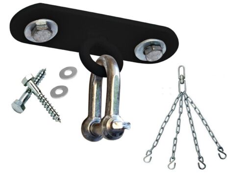Boxing Heavy Duty Punch Bag Wall Bracket Steel Mount Hanging Stand Hook Chains V - Picture 10 of 45