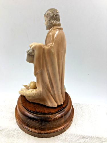 Vintage Heilige Familie Krippe Spieluhr "Stille Nacht" Made in Italy Fontanini - Bild 5 von 6