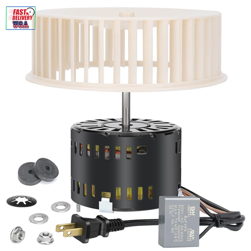 Bathroom Fan Motor & Blower Wheel Replacement for 750 751 752 8814 8663RP 671RB