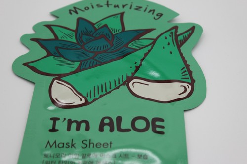 NEW TONYMOLY I'm Aloe Sheet Mask 0.74 oz - 1 sheet- Animal & Cruelty-Free C2152 - Picture 2 of 4