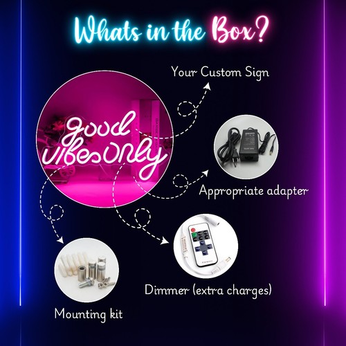 Personalized LED Neon Light – Custom Sign for Weddings, Celebrations - Picture 6 of 14