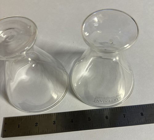 Juego de 2 vasos de martini sin tallo cócteles BARTESIAN Premiums - Imagen 10 de 11