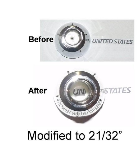 SUPER ULTRA HIGH PRESSURE SHOWER HEAD Incredible Pressure Over 12.5gpm Model s2 - Picture 6 of 13
