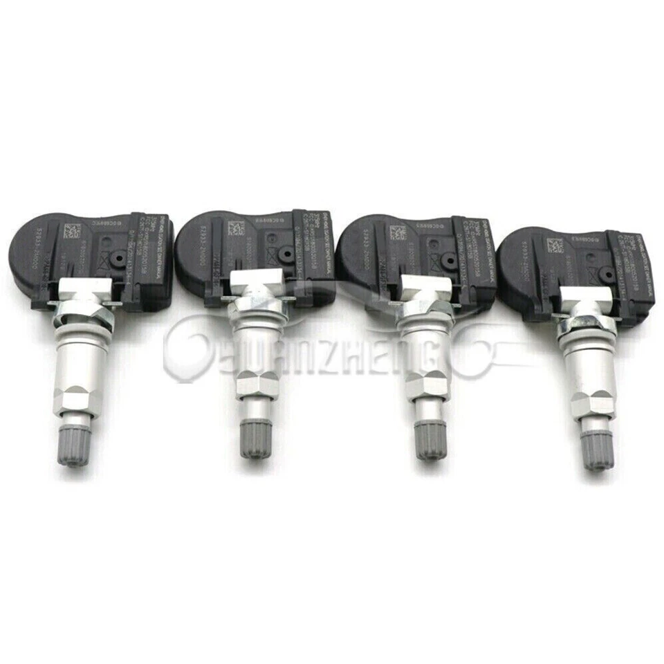 Juego de 4 SENSOR DE PRESIÓN DE NEUMÁTICOS TPMS 52933-2M000 315 MHz para Hyundai para Kia Foto 2 de 4