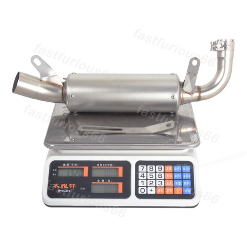 Exhaust Tips Mid Pipe For Aprilia GPR250R GPR250S 2021-2025 Steel Bottom Tube - Picture 2 of 6