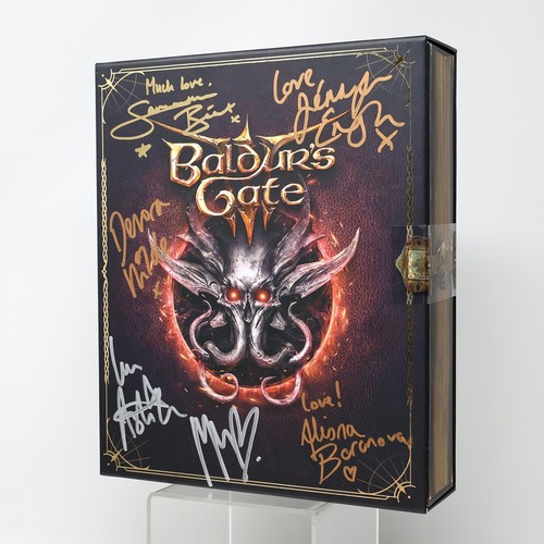 Baldur's Gate 3 Deluxe Collector's Edition Xbox Series X - Signed Autograph by 5 - Afbeelding 3 van 16