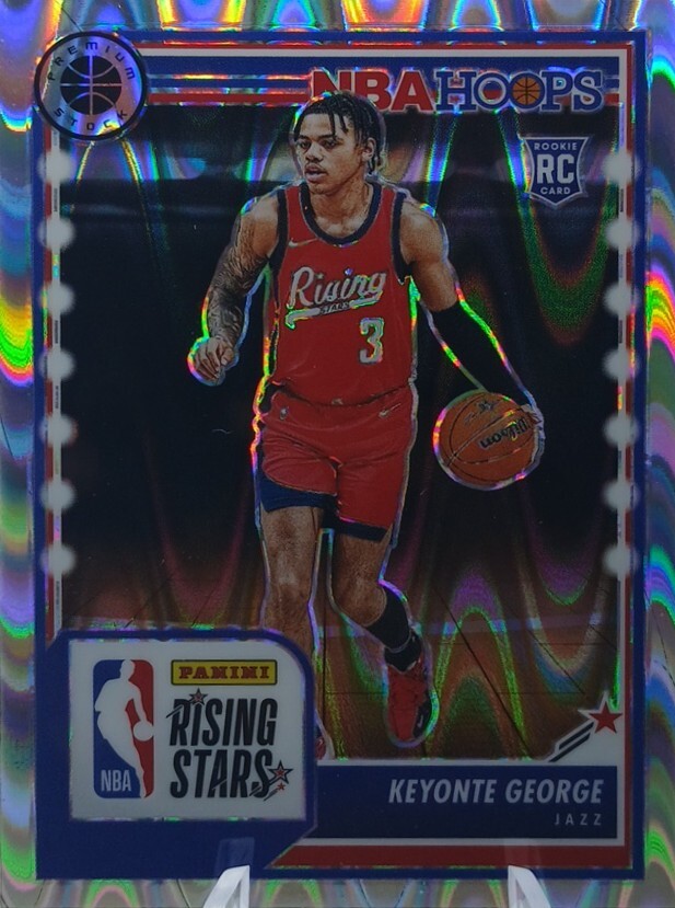2023 Panini Hoops Premium Stock sports card  #283 Keyonte George  NBA # 3