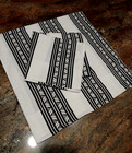 2 Urban Domain KING Geometric Black White Pillowcases 38x19"