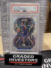 cade cunningham 2021 rookie panini prizm silver wave factory set psa 9