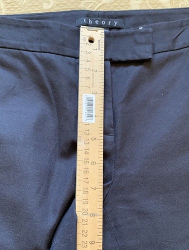 Theory Navy Classic Skinny Ankle Hose Größe 2 - Bild 4 von 10