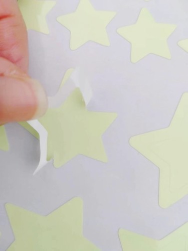 94pcs Self-adhesive Wall Sticker Glow In The Dark Star Pattern Waterproof DIY - Picture 3 of 6