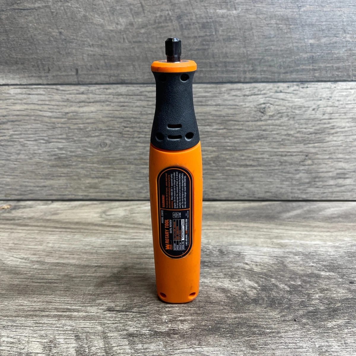 WEN 23072 Black Orange 7.2V Li ion 25000 RPM Variable Speed Cordless Rotary Tool eBay