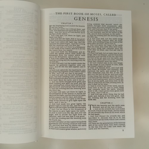 KJV Oxford Taufe Heilige Bibel autorisiert King James Version weiß Geschenk - Bild 14 von 24