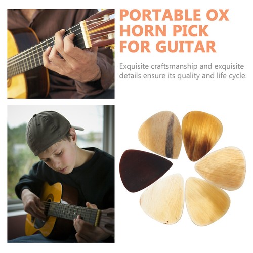 6 Stck. Achat Gitarrenplektren Akustikgitarre Plektren Finger Plektren Dreieck Bass Plektren - Bild 5 von 12