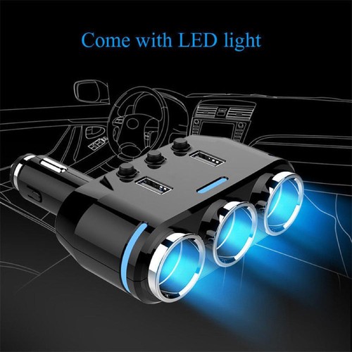 12V-24V Power Adapter Cigarette Lighter Socket Splitter Dual USB Car Charger A - Picture 6 of 10