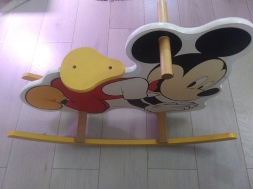 1989(American Toy) Disney "ROCKING MICKEY" Wooden (Rocking Horse) Toy, RARE!!! - Picture 3 of 4