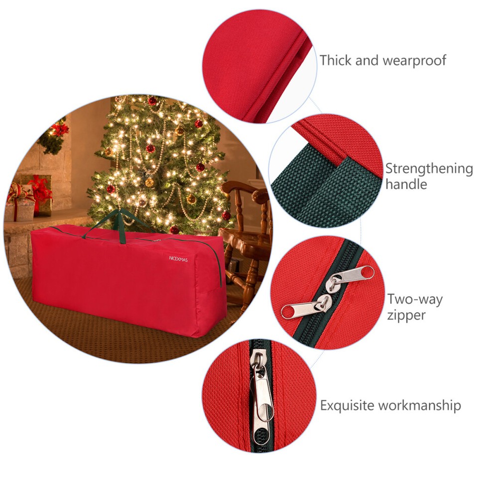 Christmas Tree Bag Oxford Cloth Xmas Tree Storage Bag Storage Box For