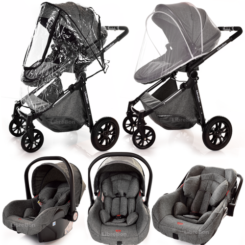 Baby Pram Infant Buggy Stroller 3in1 Travel System FREEBIES - Picture 118 of 118