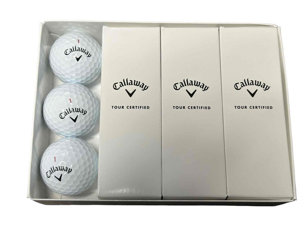 NEW 1 Dozen Callaway Tour Certified Golf Balls White | eBay