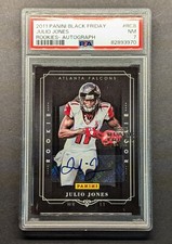 JULIO JONES Rookie Auto 2011 Panini Black Friday SSP /5 RC