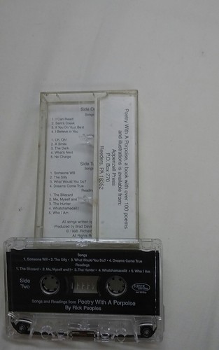 Poetry with a Porpoise cassette rick peoples  - Picture 2 of 2