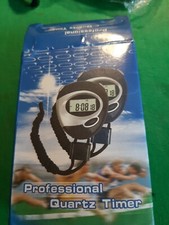 Digital Quartz Timer Stopwatch with Clock and Alarm
