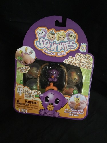 Squinkies HALLOWEEN 4 PACKS Bracelet/Ring - Set of 3 Packs - NEW in Packages - Picture 5 of 5